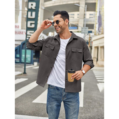 Men's Stylish Versa Shirt Jacket - Lightweight