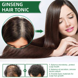 Ouhoe 100ml Ginseng Hair Growth Spray Moisturize Nourish Scalp Strengthen Roots Repair Dry Frizzy Hair Oil Anti Hair Loss Spray