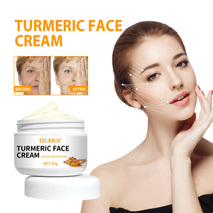 Turmeric Face Cream Remove Melanin Brighten Skin Natural Enhance Whitening Ability Anti-aging Anti-acne Repair Face Care Cream
