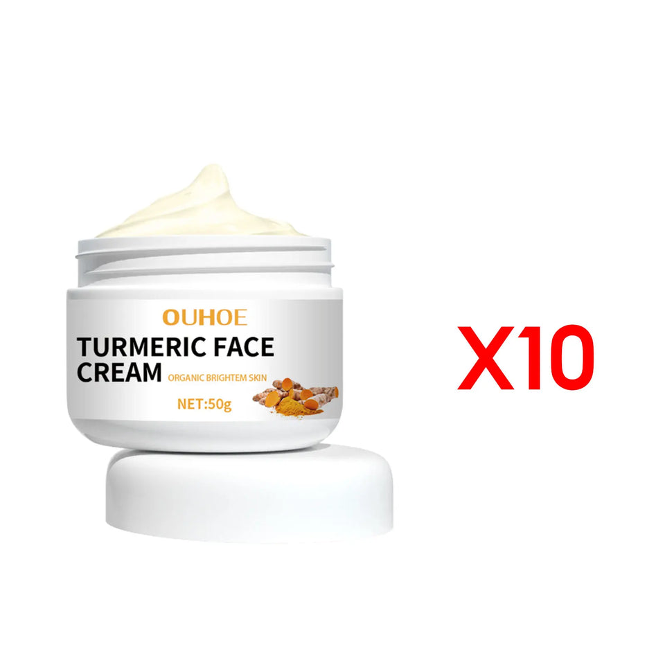Turmeric Face Cream Remove Melanin Brighten Skin Natural Enhance Whitening Ability Anti-aging Anti-acne Repair Face Care Cream