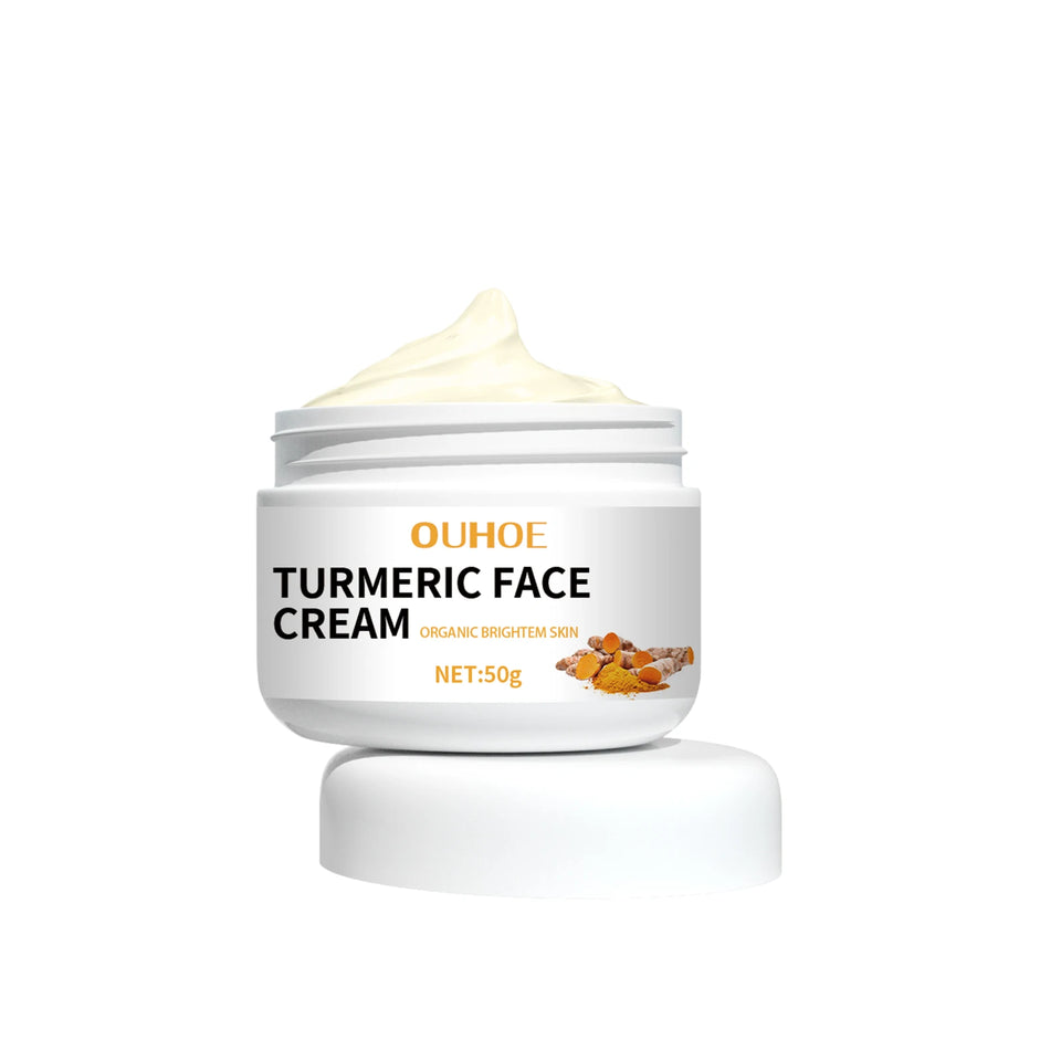 Turmeric Face Cream Remove Melanin Brighten Skin Natural Enhance Whitening Ability Anti-aging Anti-acne Repair Face Care Cream
