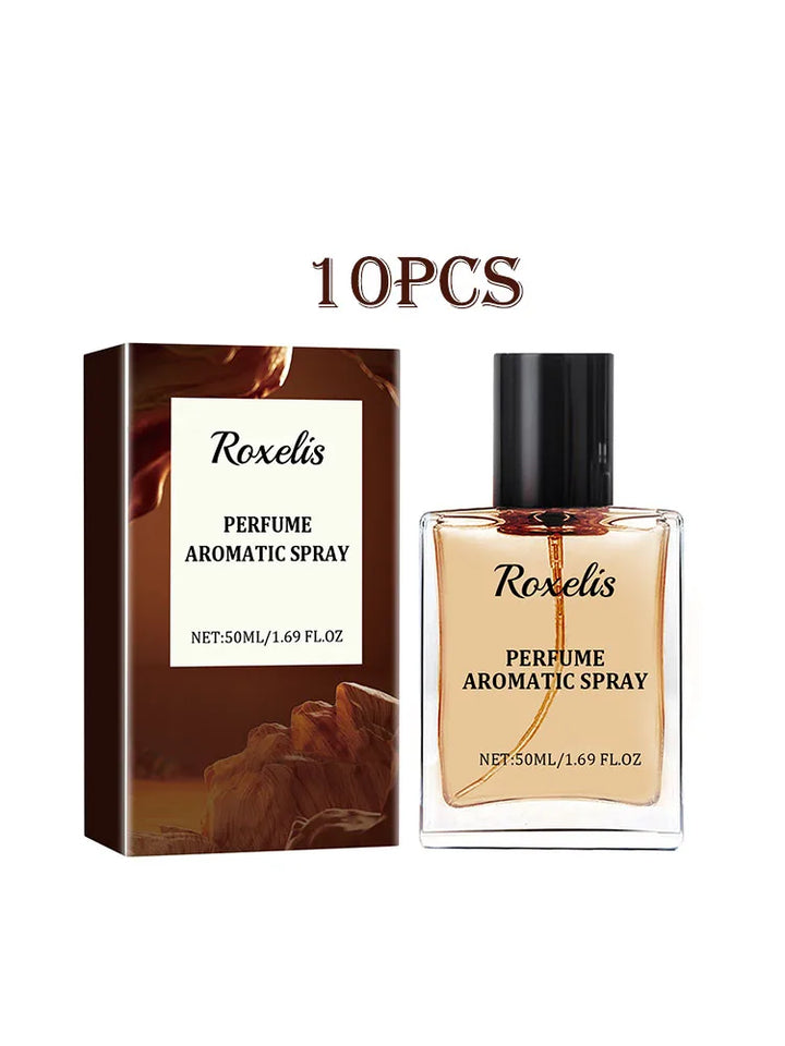 Roxelis 50ml Men Cologne Perfume Spray Lasting Fragrance Luxury Wood Scent Remove Odor Dating Atmosphere Charming Body Perfume