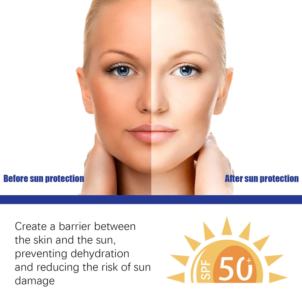 EELHOE Protection Bar SPF 50+ Quick Sun Care Sunscreen No Sticky for All Type Skin Face and Body Hyaluronic Acid Sun Stick