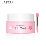8g LAIKOU Sakura Lip Sleeping Mask Hydrating Moisture Nutriousing Wrinkle Smoothing Dryness Lip Mask Korean Cosmetics Skin Care