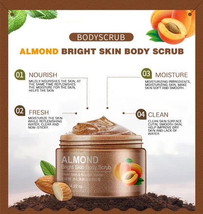 BIOAQUA almond skin facial scrub