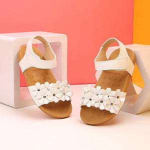 Toddler Baby Girls children summer sandals For Infant Kids flower Princess Shoes