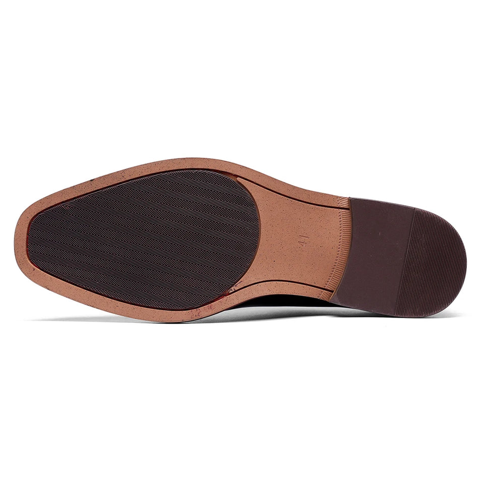 Desai Genuine Leather Shoes Men Dress Shoes Fashion Comfortable Oxford Shoes Casual Soft Shoes,Wedding,Formal ,Large Size,Gifts