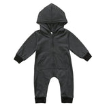 Baby Boy Girl Infant Warm Romper Jumpsuit Kids Cotton Long Sleeve Hooded