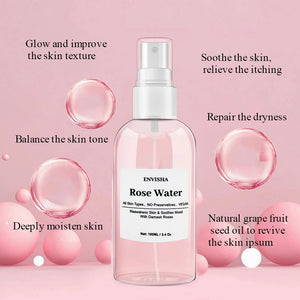 Face Facial Toner Organic Rose Petals