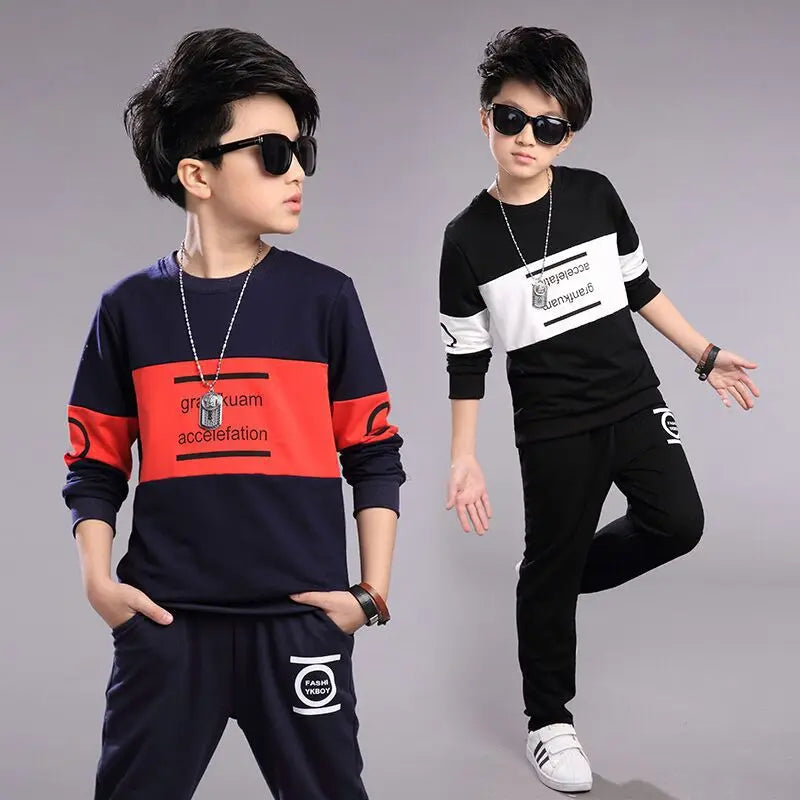 Baby Boys winter Autumn Sweatshirt Sports Tracksuits Kids velvet Casual clothes