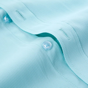 Men's Long Sleeve Classic Solid Basic Dress Shirts Patch Chest Pocket Regular-fit Male Formal Business Work Office White Shirt