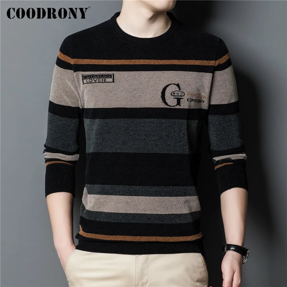 COODRONY Autumn Winter Sweater Men Clothing New Arrival Streetwear