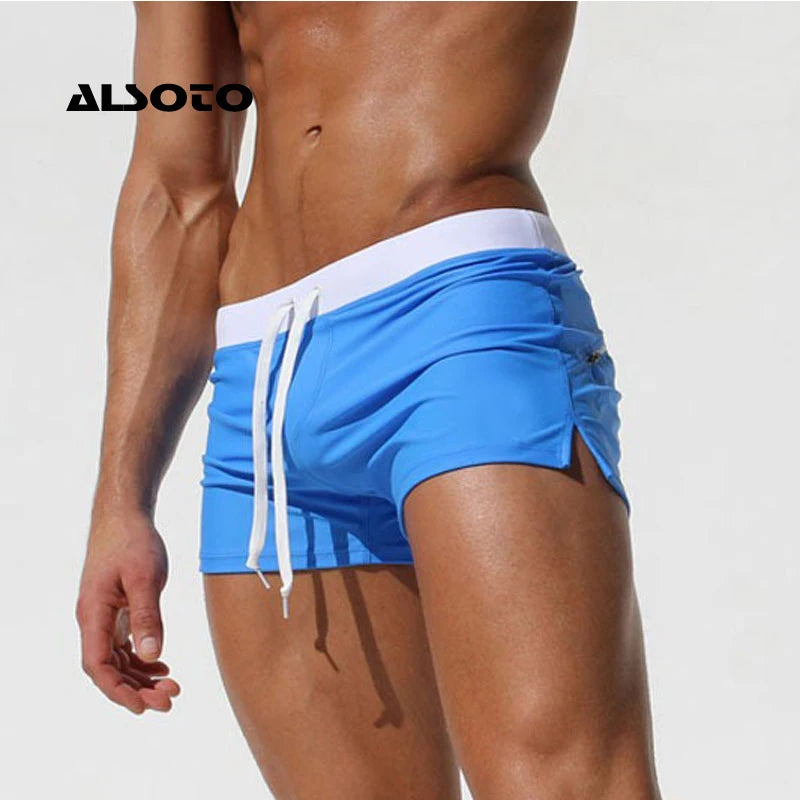 Men Breathable Men's Swimsuits Trunks Boxer