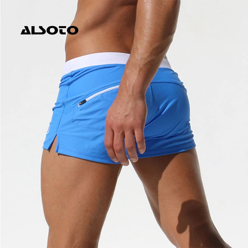 Men Breathable Men's Swimsuits Trunks Boxer