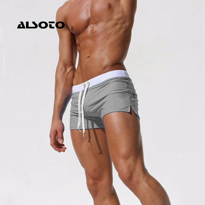 Men Breathable Men's Swimsuits Trunks Boxer