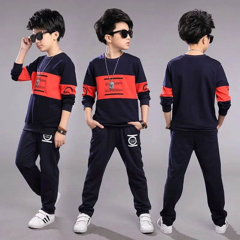 Baby Boys winter Autumn Sweatshirt Sports Tracksuits Kids velvet Casual clothes