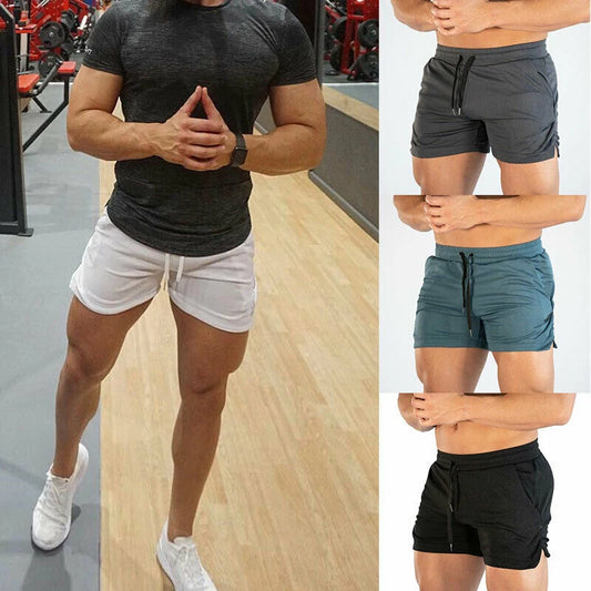 Men Gym Training Shorts Workout Sports Casual Clothing