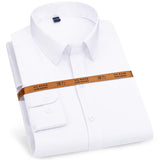 Men's Long Sleeve Solid Stretch Easy Care Shirt Formal Business