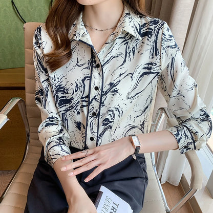 Women's Spring Autumn Long Sleeve Shirts