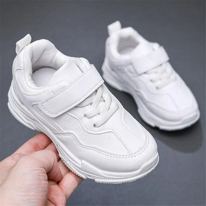 Black White Shoes Kids Autumn Boy Shoes Sneakers