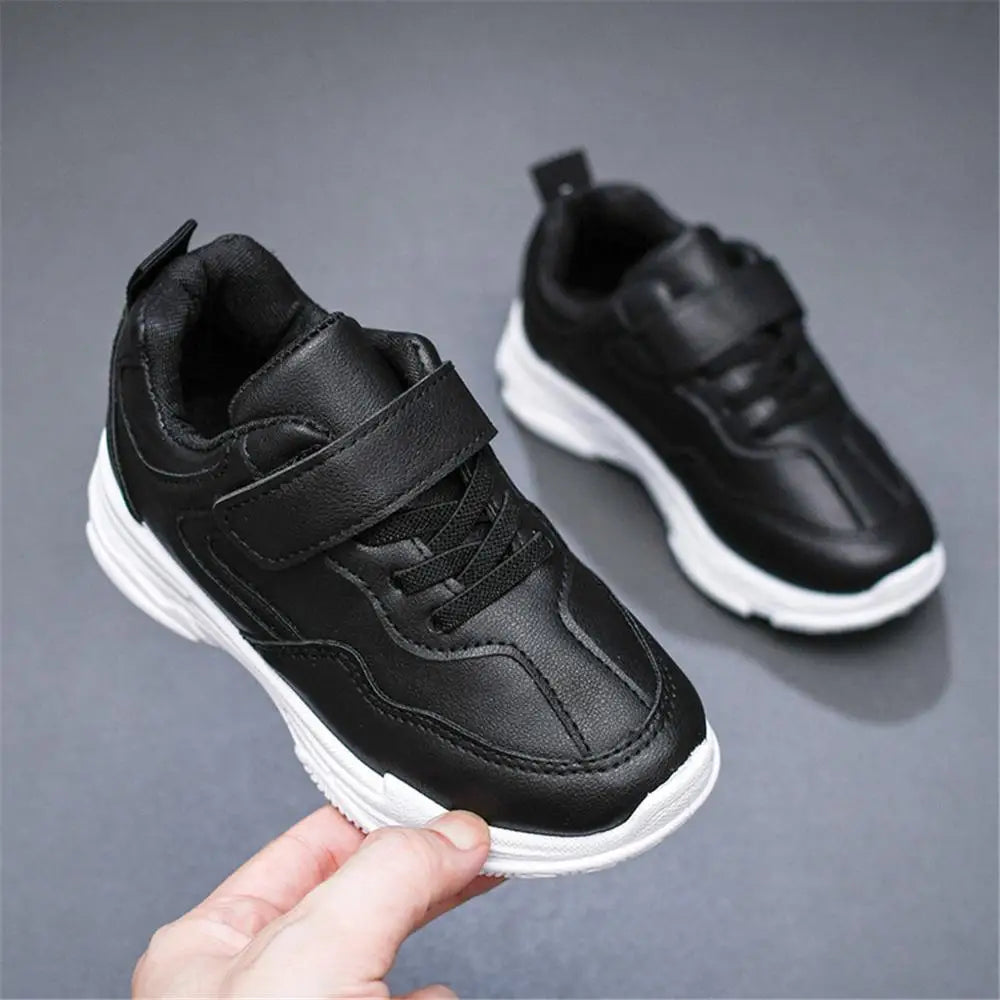 Black White Shoes Kids Autumn Boy Shoes Sneakers