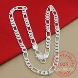 Silver 6mm/8mm Chain Sideways Necklace Man Luxury Jewelry Statement Necklace
