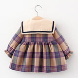 Girl Dress Clothes Toddler Girls Princess Plaid Birthday Dresses For Infant Baby Clothing 0-2y Vestidos