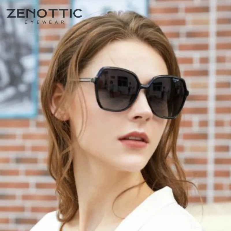 ZENOTTIC Oversized Polarized Sunglasses for Women Big Square Frame