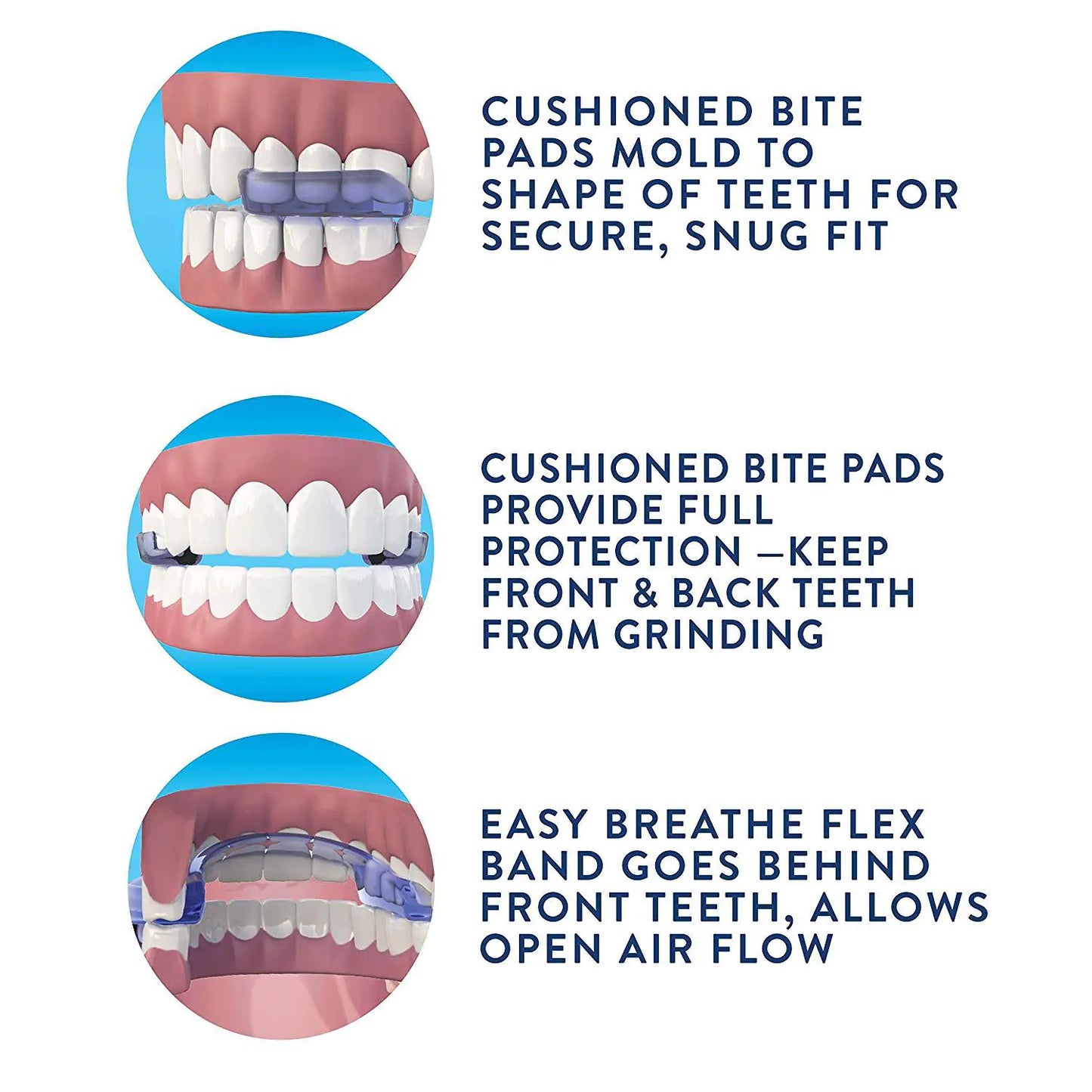 Dental Guard for Nighttime Teeth Grinding with Tray