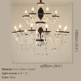 European Crystal Pendent Lamp Candle Lamp Luxury Art Living Room Restaurant Bedroom