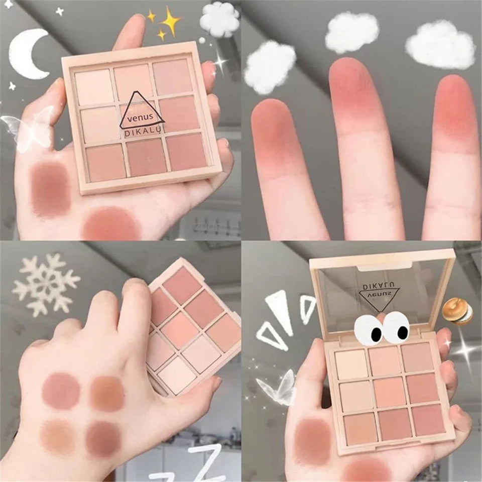 9 Colors All Matte Eyeshadow