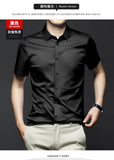 High end black men's shirt long sleeved Spring and Autumn 2024 new shirt jacket men's high-end feeling