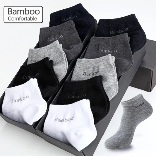 10 Pairs / Pack Men's Anti-Bacterial Man Ankle Socks Men