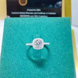 Fashion Square Zircon Necklace Earrings Ring For Women Luxury Wedding Engagement Jewelry Shining Party Jewelry Gifts