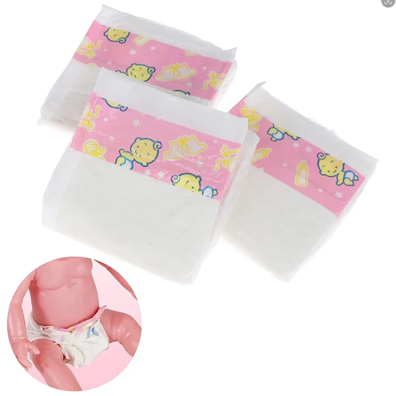 3pcs Diaper Pants Wear for Doll Accessory Gift Baby Born Accessories Kid DIY Toys