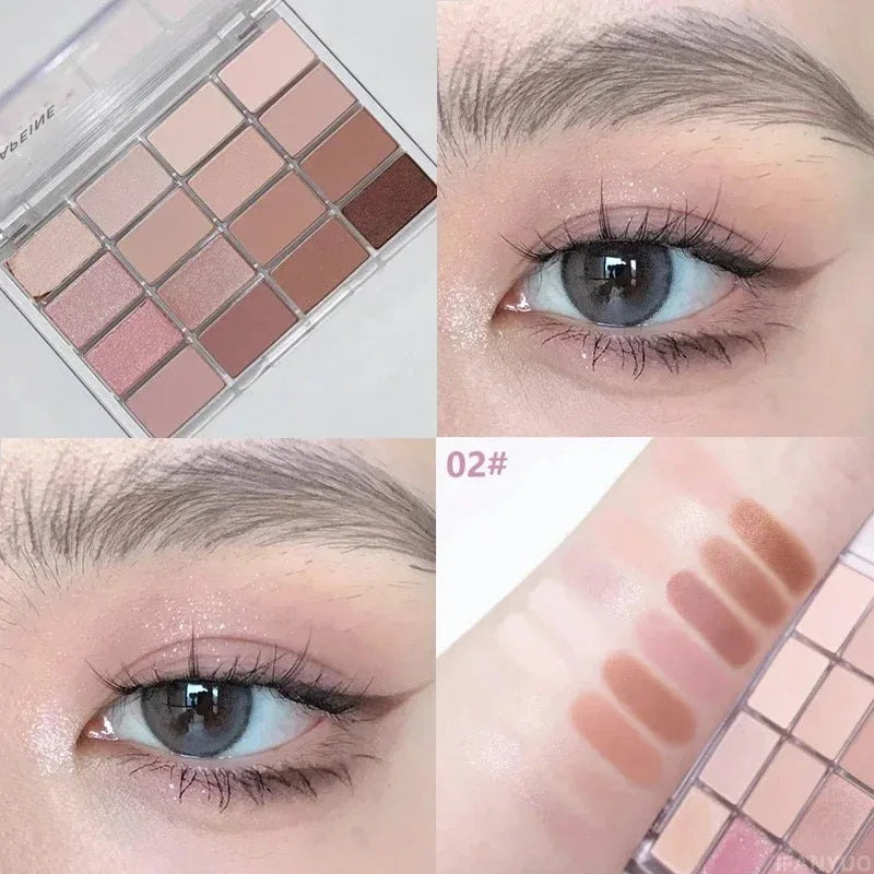 20 Colors Low Saturation Eyeshadow Palette Matte Waterproof