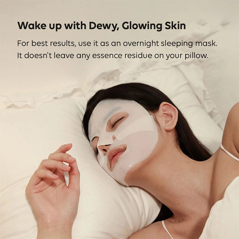 Bio-Collagen Real Deep Mask Anti-Wrinkle Lifting Face Mask With Hydrolyzed Collagen Collagen Reverse Film Volume Peel Off Mask