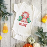 Personalized Monkey with Name Baby Jumpsuit Baby