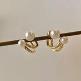 Fashion Classic Pearl Earrings for Women Senior Temperament Girls Retro Style Ear Rings Girlfriend Gifts Banquet Souvenirs