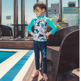 2pc Boys Shark Swimsuit Three Piece Children Swimwear Swim