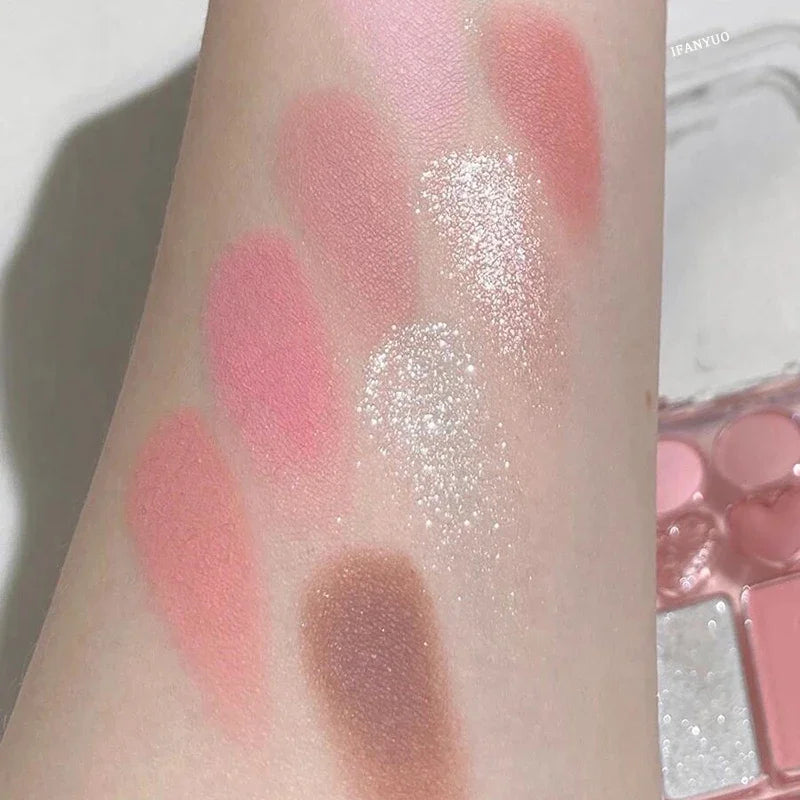 Cat Claw Eyeshadow Palette Blush Highlight Makeup