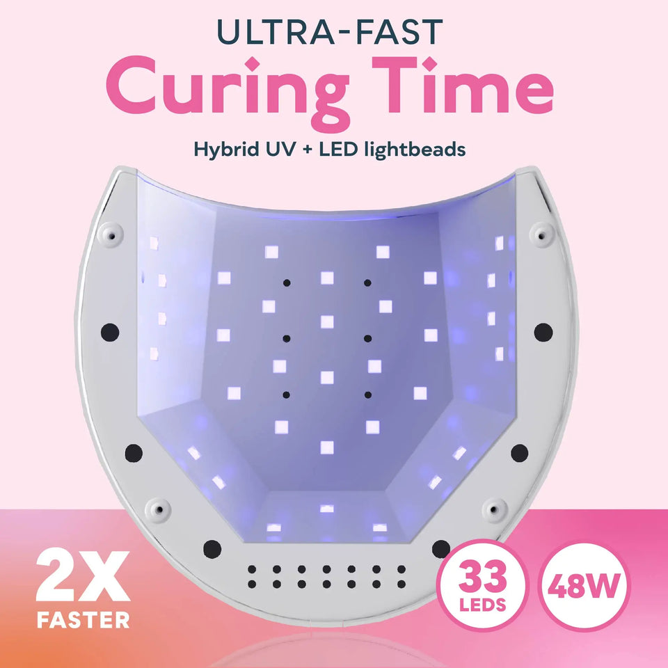 Nail Lamp UV Lamp SUN2 Nail Dryer for UVLED Gel Nail Dryer Infrared Sensor with  Rose