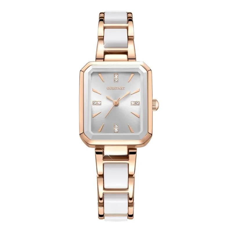 New Fashion Women Watch Versatile Square Dial Quartz Watches Luxury Ladies Gift Wristwatch