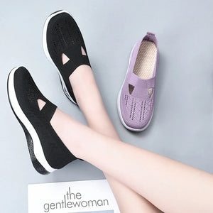 Breathable Fashion Sneakers Comfortable Casual Work Shoes  for Women