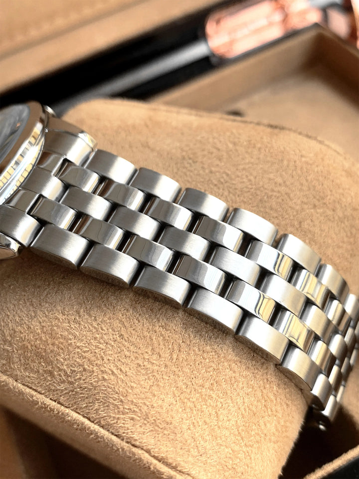 PABLO RAEZ Elegant Man Silver Wristwatch SUS304 Steel High Quality Luxury Men Watch Casual Waterproof Simple Dress Fashion Clock