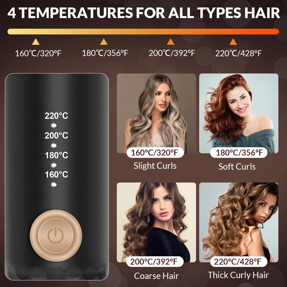 Hair Curlers Auto Rotating Ceramic