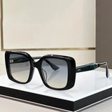 Brand Designer Sunglasses Mens Gradient Oversized Big Acetate Frame Trendy Thick Rectangle Sun Glasses