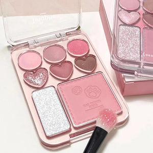 Cat Claw Eyeshadow Palette Blush Highlight Makeup
