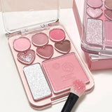 Cat Claw Eyeshadow Palette Blush Highlight Makeup