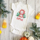 Personalized Monkey with Name Baby Jumpsuit Baby